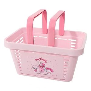 Sanrio My Melody My Sweet Piano Women's Mini Shopping Storage Basket Pink